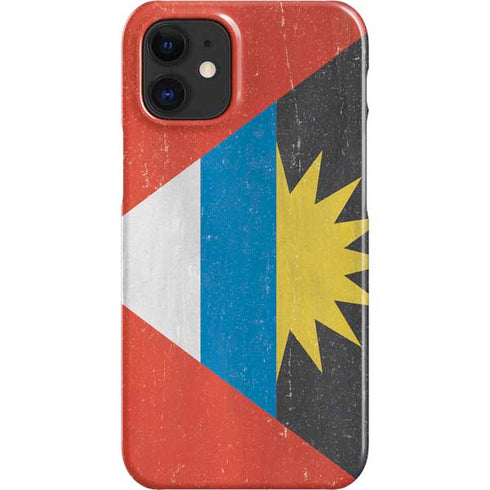 Antigua and Barbuda Flag Distressed iPhone 12 Mini Lite Case